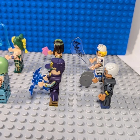 8 Minifigures- Jojo Anime Building Block Toy Manga Action Figure Collectible - Picture 11 of 12